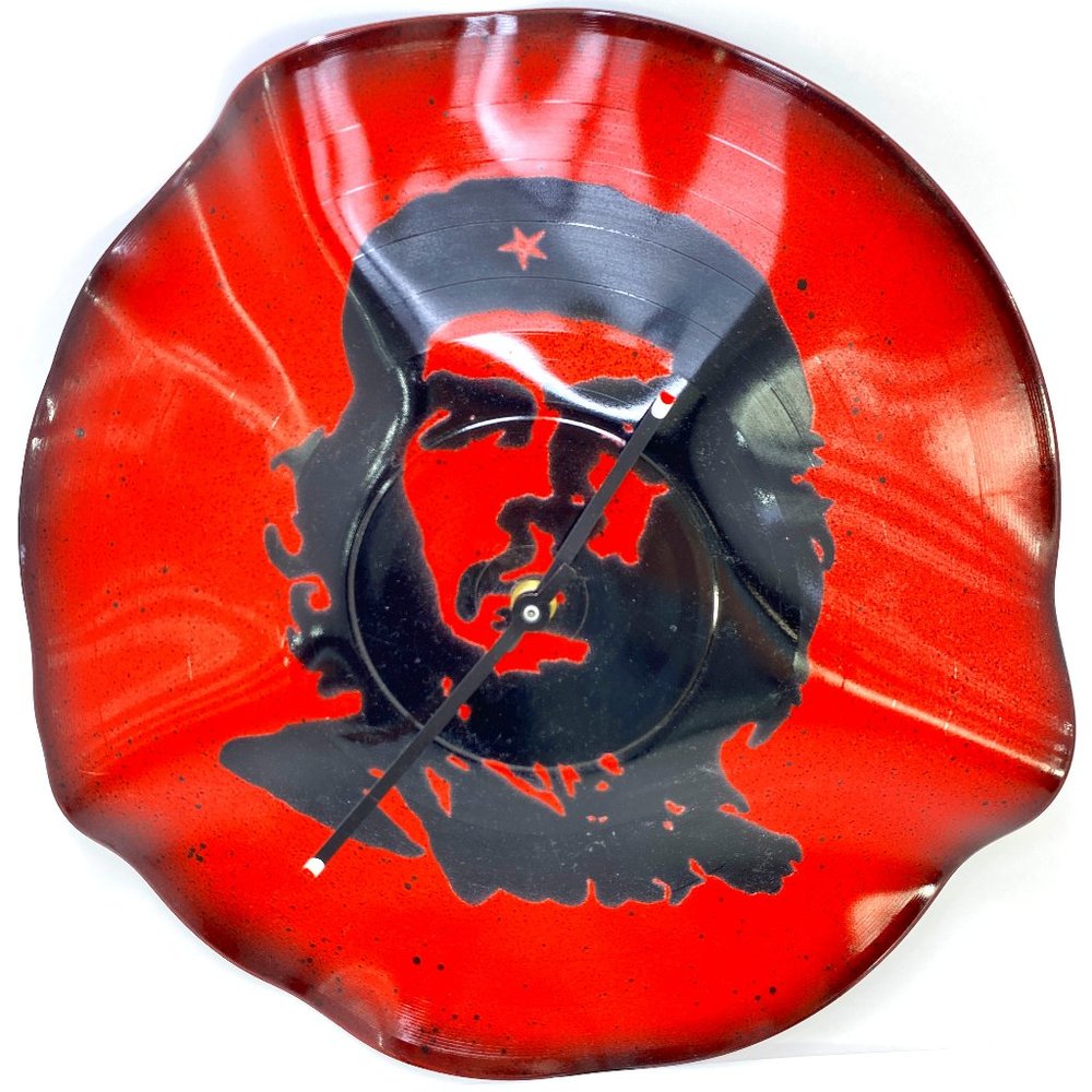 Che Guevara Vinyl Clock Wall Art DECOR ONLY 12x12